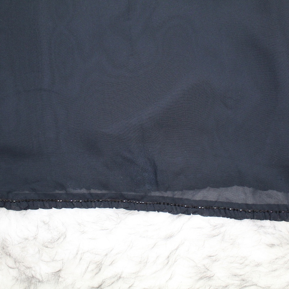 Ralph Lauren Black Beaded Spaghetti Strap Dress - Picture 7 of 8